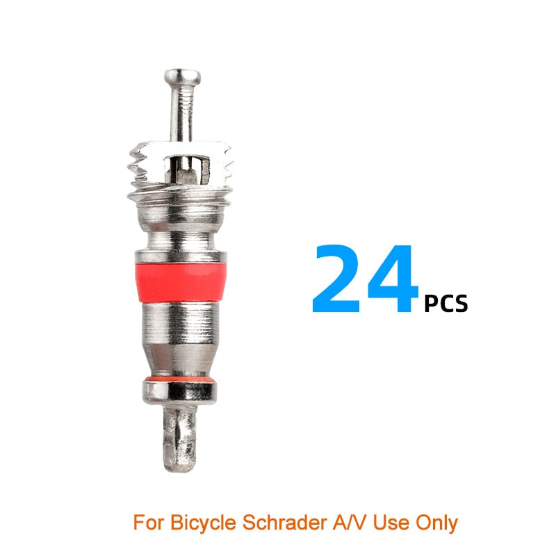 Deemount Top Quality Presta Valve Core 2/6/12PCS Brass CNC FV MTB Road Bike Tubes Service Parts Tool Optional