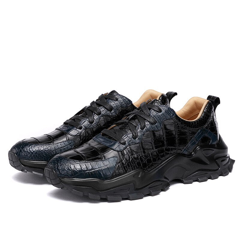 Leather Genuine Trend Sports Casual Rubber Sole Designer Shoes Luxury Brand For Men High Quality Male Sneakers Sapatillas Hombre