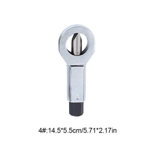 REIZ Nut Splitting Wrench Screw Cracking Spanner Set Adjustable Damaged Nut Remove Extractor Rust-Resistant Heavy Duty Tool Kit