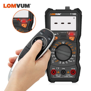 LOMVUM TRUE RMS Multimeter 6000 COUNTS High Precision Digital Multimeter NCV Smart Multimeter Auto Ranging AC/DC Flashlight