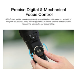 ZHIYUN Official Crane 2S/COMBO/PRO 3-Axis Handheld Gimbal Camera Stabilizer for All DSLR Canon BMPCC Sony Panasonic Cameras