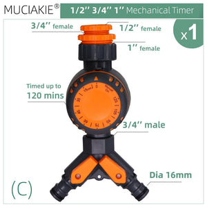 Irrigation Controller Automatic  Garden Watering Intelligent Mechanical Daily Water Timer for Outdoor Hose Drip Sprinklers Tool