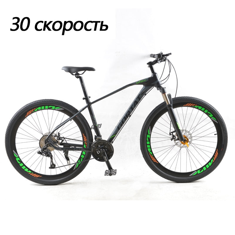 GORTAT bicycle mountain bike 29inch road bikes 30 speed Aluminum alloy Frame  Variable Speed Dual Disc Brakes bicycles