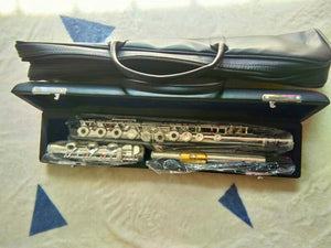 Professional New flute music instrument 17 E-Key Silver C Tune open close commonly used flute Gold Mouthpiece free
