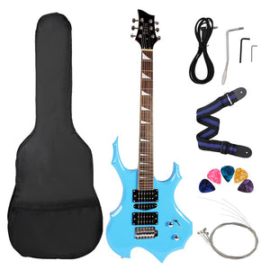 24 Frets 6 Strings Electric Guitar Maple Body Electric Guitar Guitarra With Bag Speaker Necessary Guitar Parts & Accessories