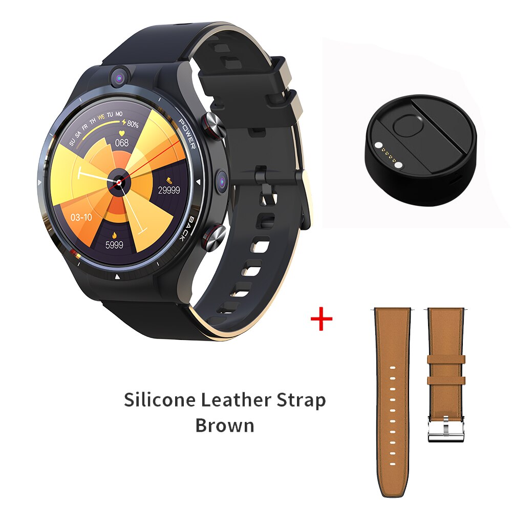 LEMFO LEM15 4G Smart Watch Men 128GB ROM 900mAh Power Bank 2021 Dual Cameras Smartwatch GPS Helio P22 Chip Android 10.7
