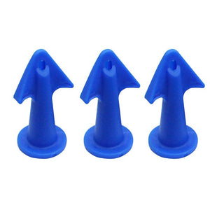 3pcs Multi-functional Silicone Sealant Nozzle Scraper Floor Caulking Tools Silicone Sealant Nozzles Kit Home Improvement