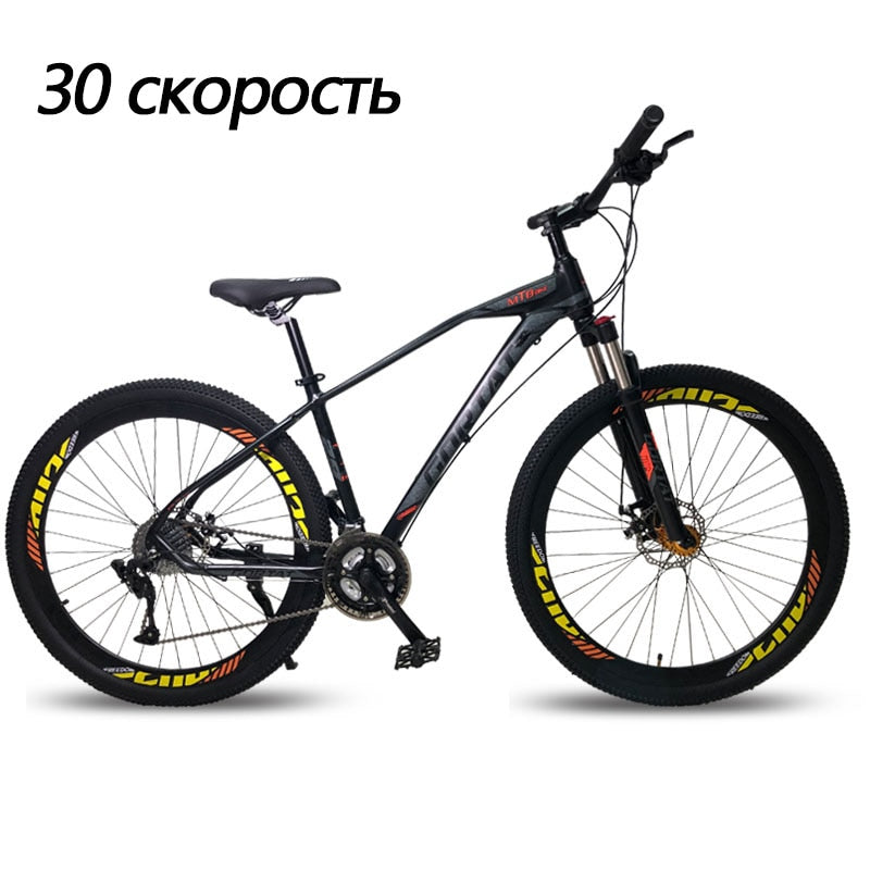 GORTAT bicycle mountain bike 29inch road bikes 30 speed Aluminum alloy Frame  Variable Speed Dual Disc Brakes bicycles