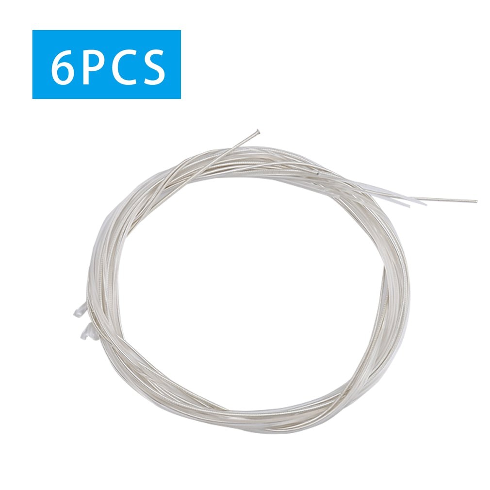 6pcs Guitar Strings Nylon Silver/Copper Alloy Strings Set for Classical Classic Guitar 1M 1-6 E B G D A E Guitar Accessories