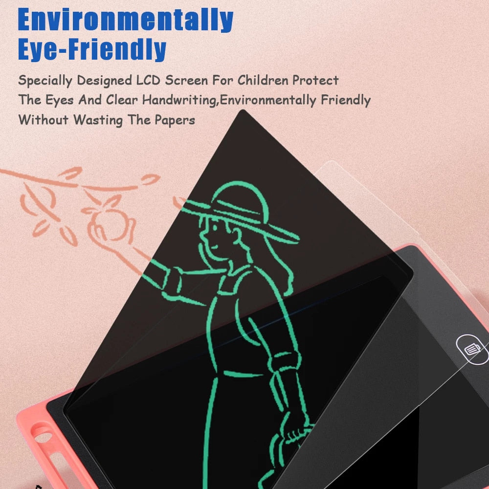 6.5/8.5/10/12 inch LCD Drawing Tablet For Children&#39;s Toys Painting Tools Electronics Writing Board Boy Kids Educational Toys
