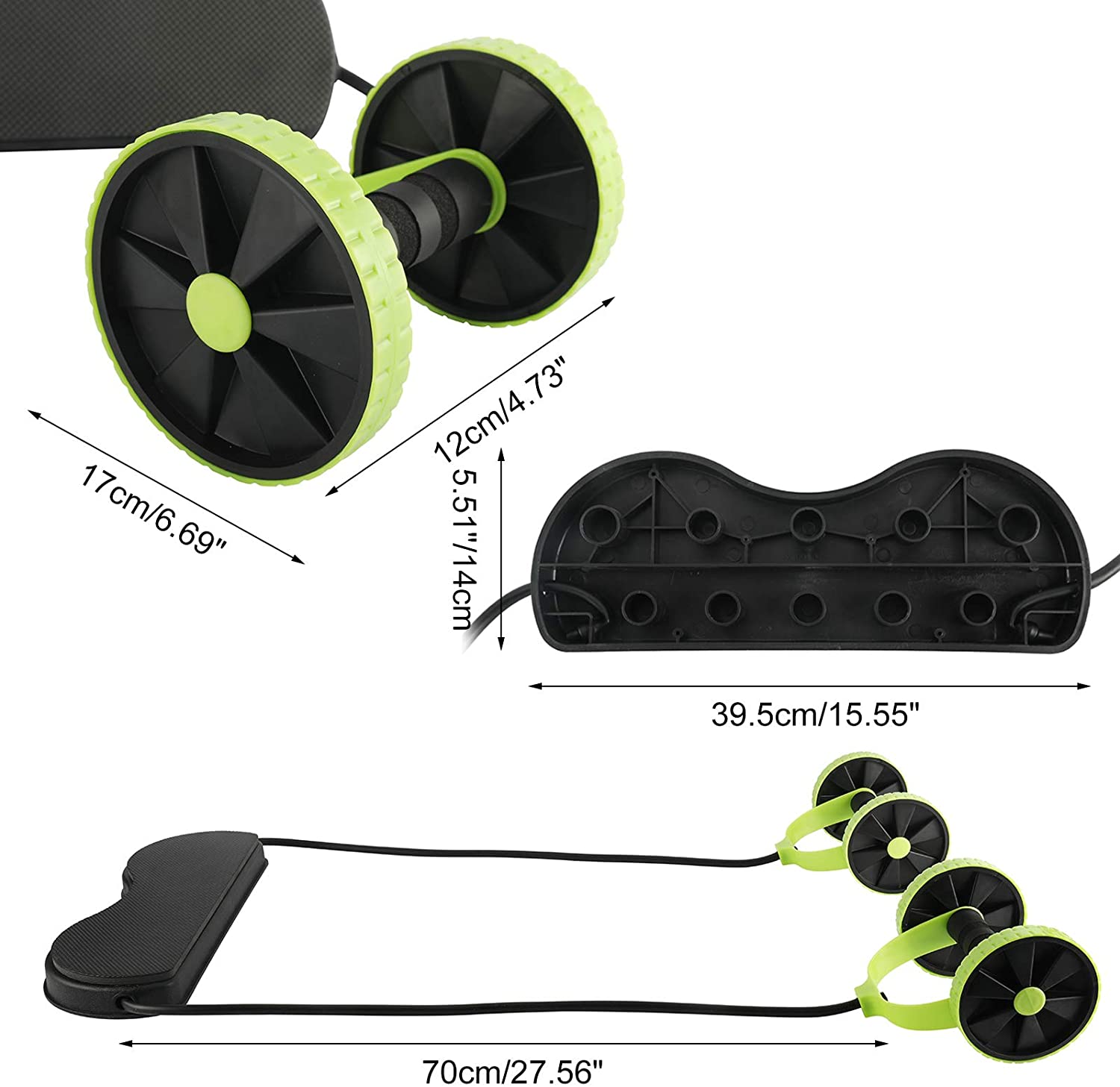 Ab Roller Abdominal TrainerArm Waist Leg Exercise Multi-functional Fitness Equipment Exercise ab  Wheel roller