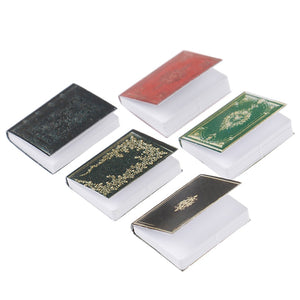 Hot！3pcs/set 1:12 Dollhouse Miniature Classical Book Scene Model Accessories Toys