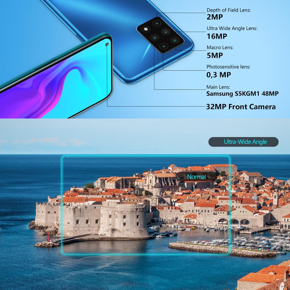 Cubot X30 Smart Phone 48MP Five Rear AI Camera 128GB/256GB Cellphone NFC  6.4" Fullview Display Android10 Cell Phone