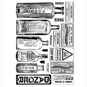 KLJUYP Vintage Tickets and Postmarks Clear Stamps Scrapbook Paper Craft Clear stamp scrapbooking