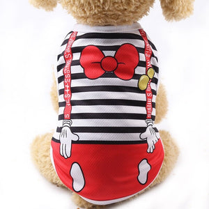Cartoon Pet Dog Clothes for Dog Summer Puppy Vest Clothing for Small Dogs Chihuahua Yorkshire Shirt Pet T-shirt Cat Costume 6c4Q