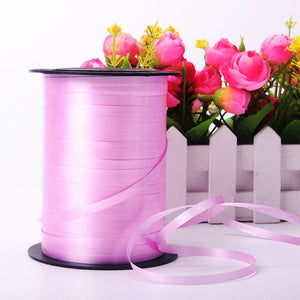 5mm Satin Ribbon 250yards/Lot DIY Handmade Crafts Supplies Wedding Birthday Party Gift Wrapping White Pink Gold Purple Ribbons
