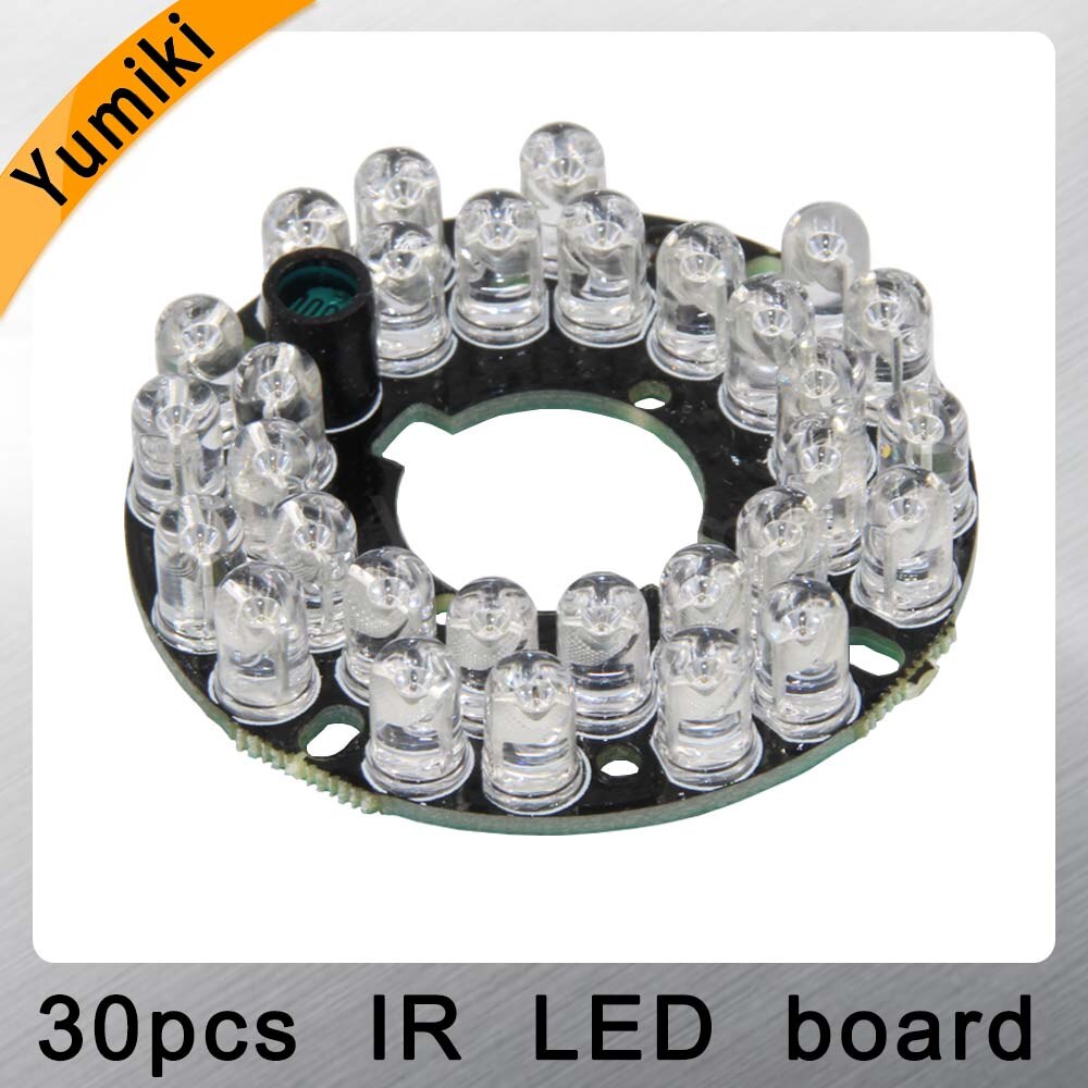 Yumiki Infrared 30 x 5 IR LED board for CCTV cameras night vision (diameter 48mm)