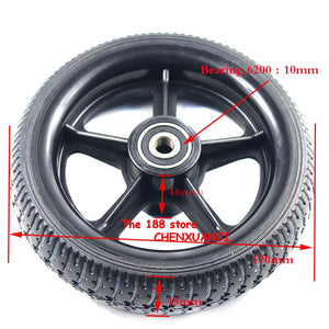 6.5 inch solid wheels 6.5-inch Explosion  resistance non-inflatable tyre wheels for electric scooters, Baby carriage