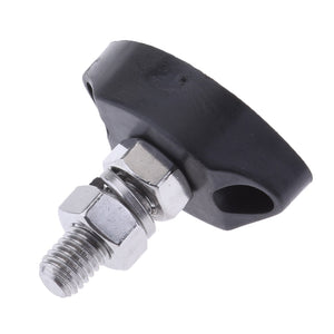 Red Black Junction Block Power Post Insulated Terminal Stud 6mm Boat Electrical Parts for Electrical Cables for Marine Yachts