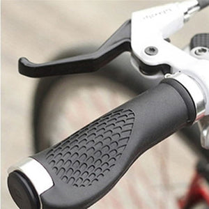 Rubber Bike Handlebar Grip Anti-Skid Ergonomic Mountain MTB Cycling Parts Bicycle Grips Black Gold Red Blue