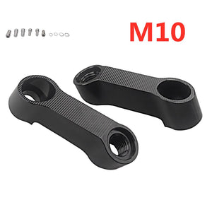For Honda CB400 VTEC CB1300 CB1100 CB500F CB600F Moto Parts 10MM 8MM Motorcycle Rearview Mirrors Extension Riser Extend Adapter