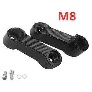 For Honda CB400 VTEC CB1300 CB1100 CB500F CB600F Moto Parts 10MM 8MM Motorcycle Rearview Mirrors Extension Riser Extend Adapter