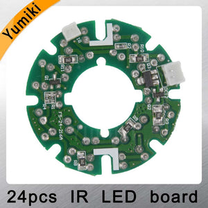 Yumiki Infrared 24 x 5 IR LED board for CCTV cameras night vision (diameter 44mm)