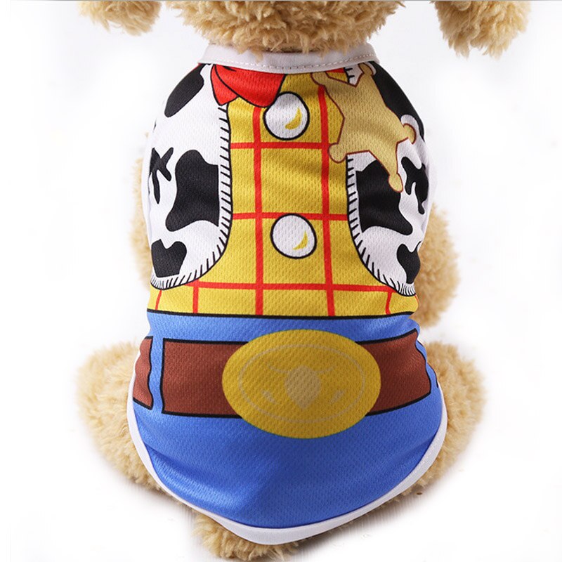 Cartoon Pet Dog Clothes for Dog Summer Puppy Vest Clothing for Small Dogs Chihuahua Yorkshire Shirt Pet T-shirt Cat Costume 6c4Q