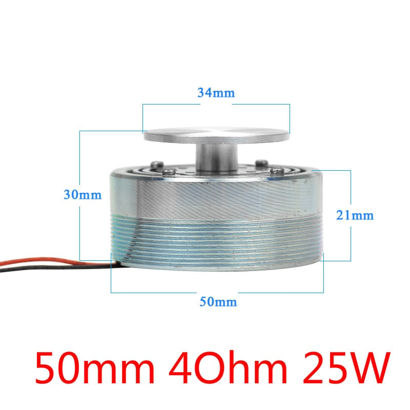 AIYIMA Audio Portable Speakers 25W/20W 4 Ohm/8 Ohm 44/50MM Full Range Vibration Speaker Altavoz Portatil Resonance Bass Speaker