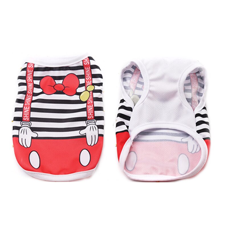 Cartoon Pet Dog Clothes for Dog Summer Puppy Vest Clothing for Small Dogs Chihuahua Yorkshire Shirt Pet T-shirt Cat Costume 6c4Q