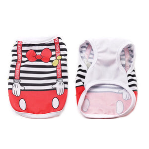 Cartoon Pet Dog Clothes for Dog Summer Puppy Vest Clothing for Small Dogs Chihuahua Yorkshire Shirt Pet T-shirt Cat Costume 6c4Q