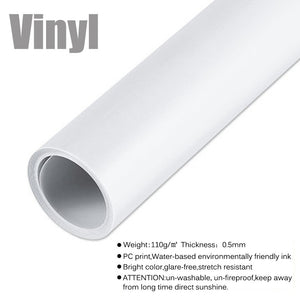 White Vinyl Photography Backdrops Seamless Photo Background Glare-Free Photography Backgrounds For Photo Studio Photo Props