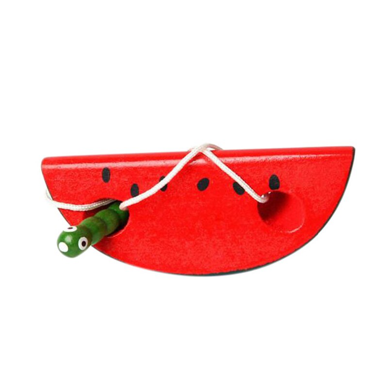 Montessori Toys Puzzle Educational Wooden Toys Baby Children Fingers Flexible Training Science Twisting Worm Toy