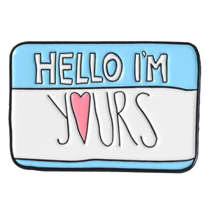 Cartoon Creative Tickets Movie Tickets Camera Love Sticky Notes Enamel Brooch Red Black Pink Alloy Badge Shirt Bag Pin Jewelry