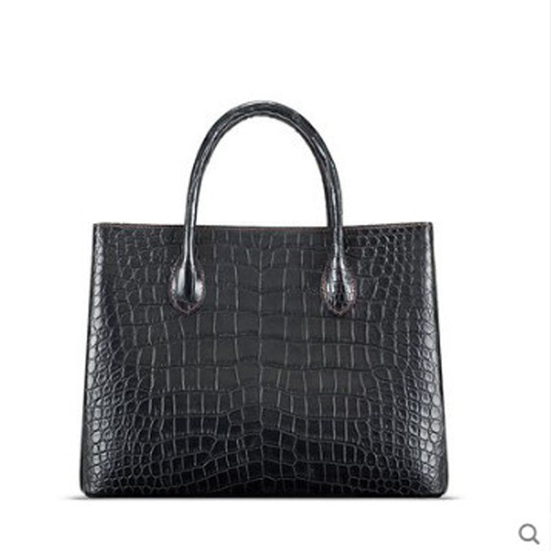 gete  new New artisanal crocodile skin handbag for ladies Thai genuine crocodile skin bag for ladies fashion women hand bag