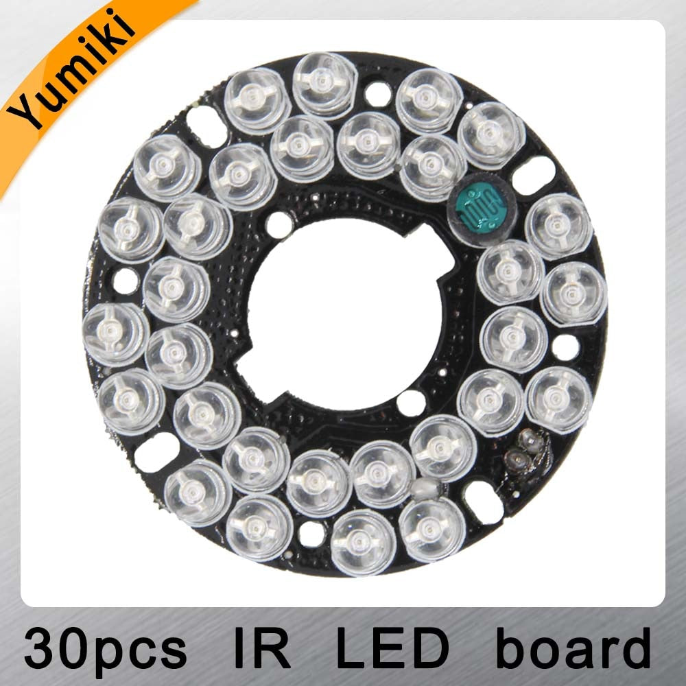Yumiki Infrared 30 x 5 IR LED board for CCTV cameras night vision (diameter 48mm)