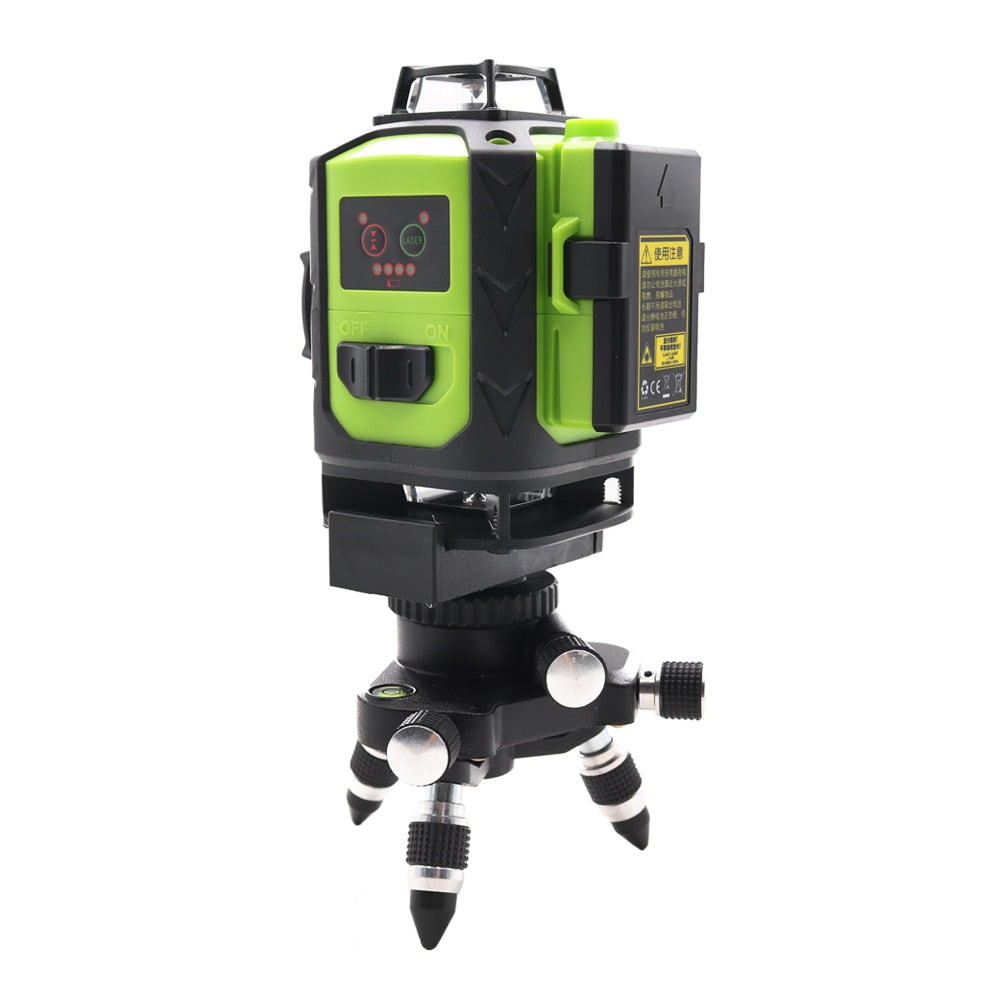 New Fukuda Professional 16 Line 4D Laser Level Japan Sharp Green 515NM Beam 360 Vertical And Horizontal Self-leveling Cross