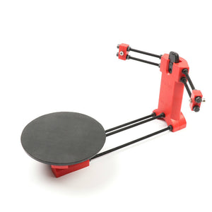 Reprap 3d Open source  3d scanner DIY kit, red plastic injection molding parts