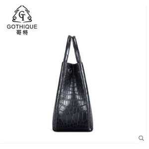 Artisanal Crocodile Skin Handbag