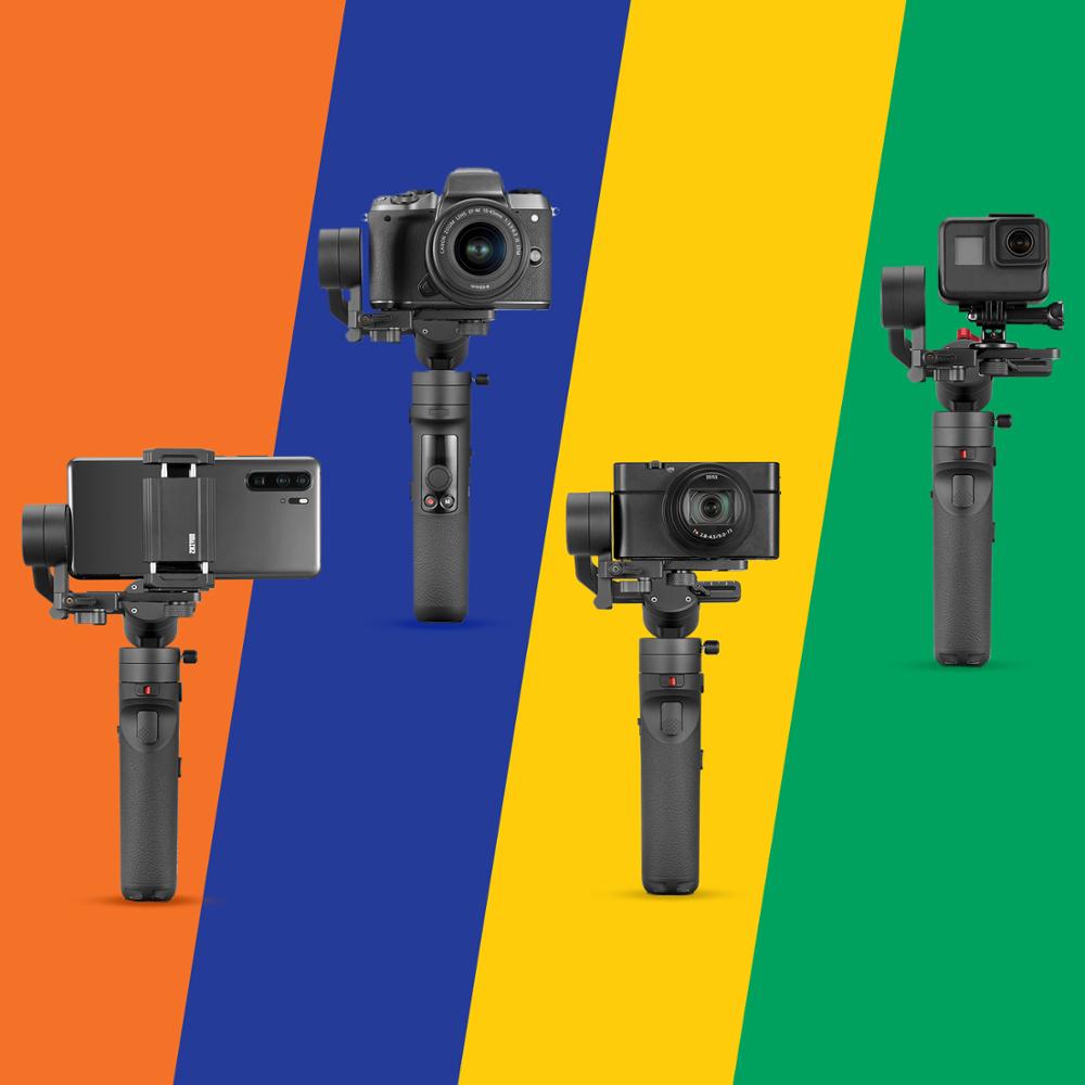 ZHIYUN Official Crane M2 Gimbals for Smartphones Phone Mirrorless Action Compact Cameras New Arrival 500g Handheld Stabilizer