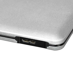 Deepfox Universal 9.5mm USB3.0 External Bluray Drive External CD/DVD RW Burner BD-ROM Blu-ray Player For Laptop Windows7/8