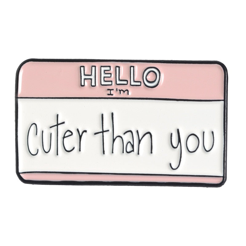 Cartoon Creative Tickets Movie Tickets Camera Love Sticky Notes Enamel Brooch Red Black Pink Alloy Badge Shirt Bag Pin Jewelry