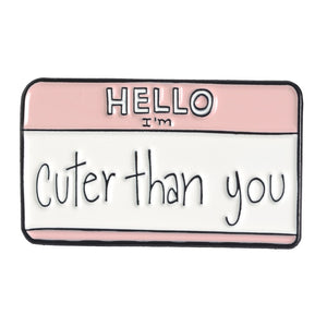 Cartoon Creative Tickets Movie Tickets Camera Love Sticky Notes Enamel Brooch Red Black Pink Alloy Badge Shirt Bag Pin Jewelry
