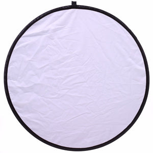 CY 80cm 5 in 1 gold silver white black translucent New Portable Collapsible Light Round Photography/Photo Reflector for Studio