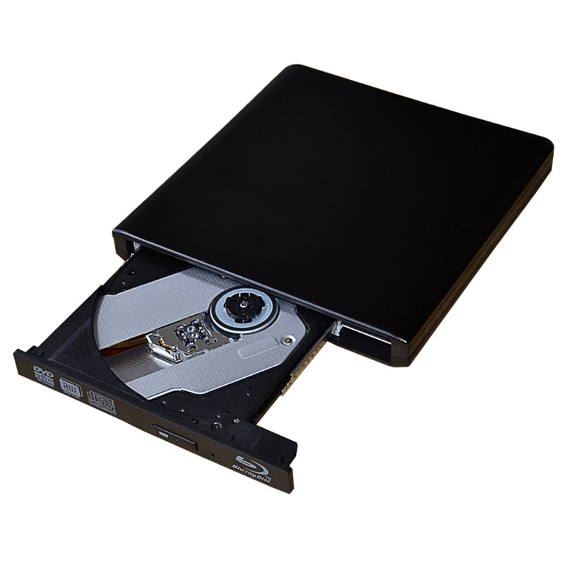 Bluray Player External Optical Drive USB 3.0 Blu-ray BD-ROM CD/DVD RW Burner Writer Recorder Portable for Apple macbook Laptop