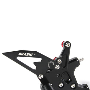 Arashi Spare Parts Adjustable Rearsets Replacement Shift Linkage Lever Gear Selector Motorcycle Footrest Spare Parts Foot Pegs