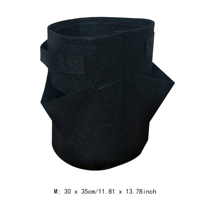 Garden Outdoor Planting Grow Bag Strawberry Vertical Flower Herb Pouch Root Breathable Vegetable Round Reusable Pot Planter D30