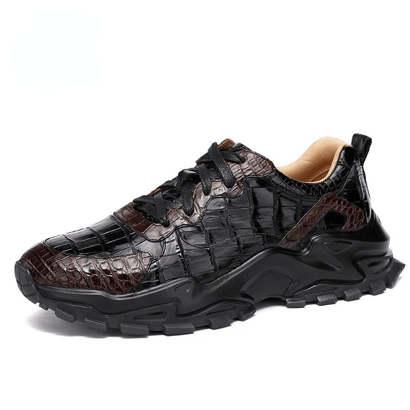 Leather Genuine Trend Sports Casual Rubber Sole Designer Shoes Luxury Brand For Men High Quality Male Sneakers Sapatillas Hombre