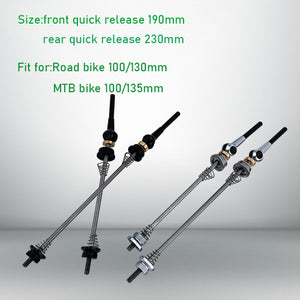 Titanium Lightest CNC Bicycle Quick Release Skewer lever Cycling Hub Quick-Release for MTB Road Bike parts