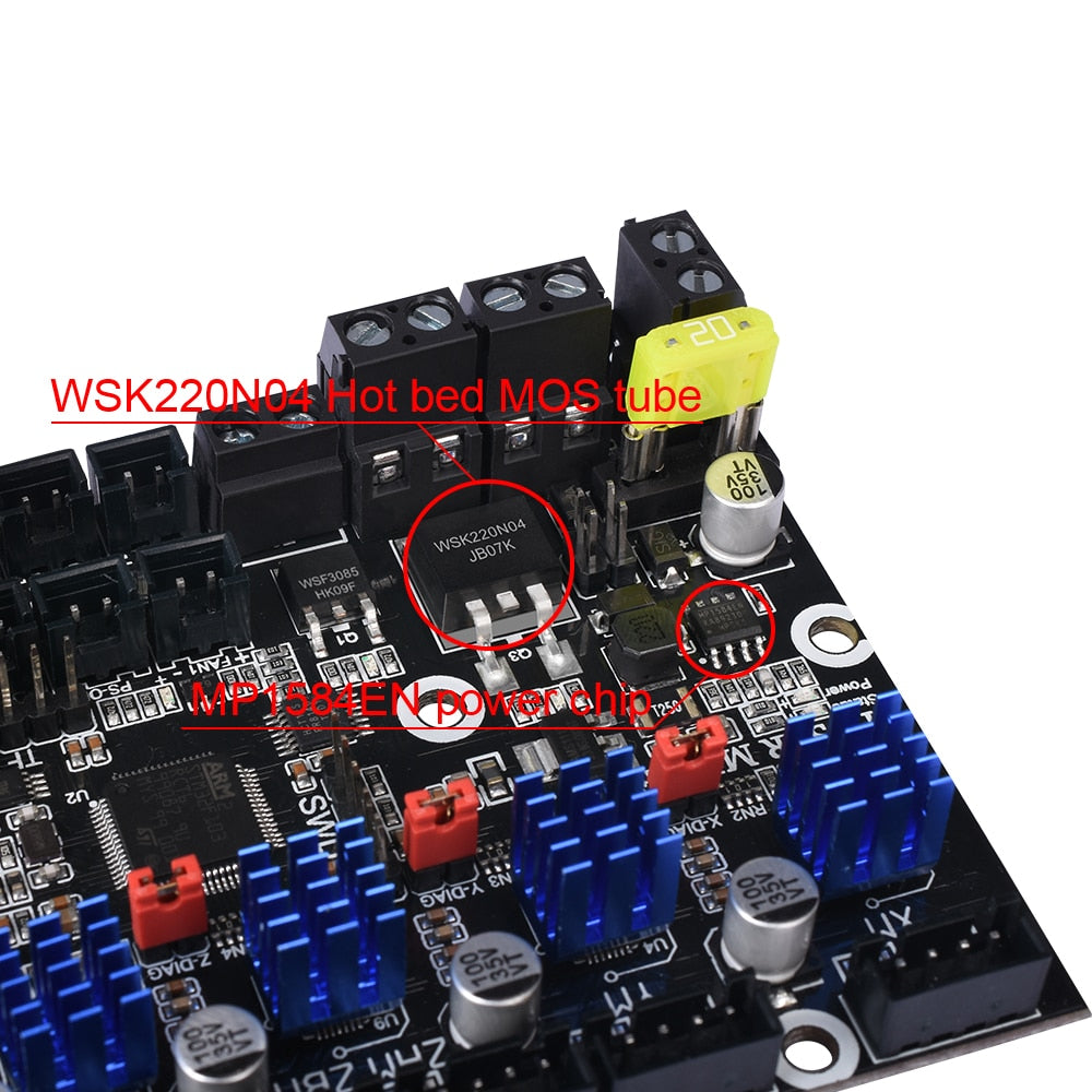 BIGTREETECH SKR MINI E3 V2 32Bit 3D Motherboard TMC2209 3D Printer Parts For Ender 3/5 Pro Upgrade BTT SKR V1.4 Turbo SKR 2